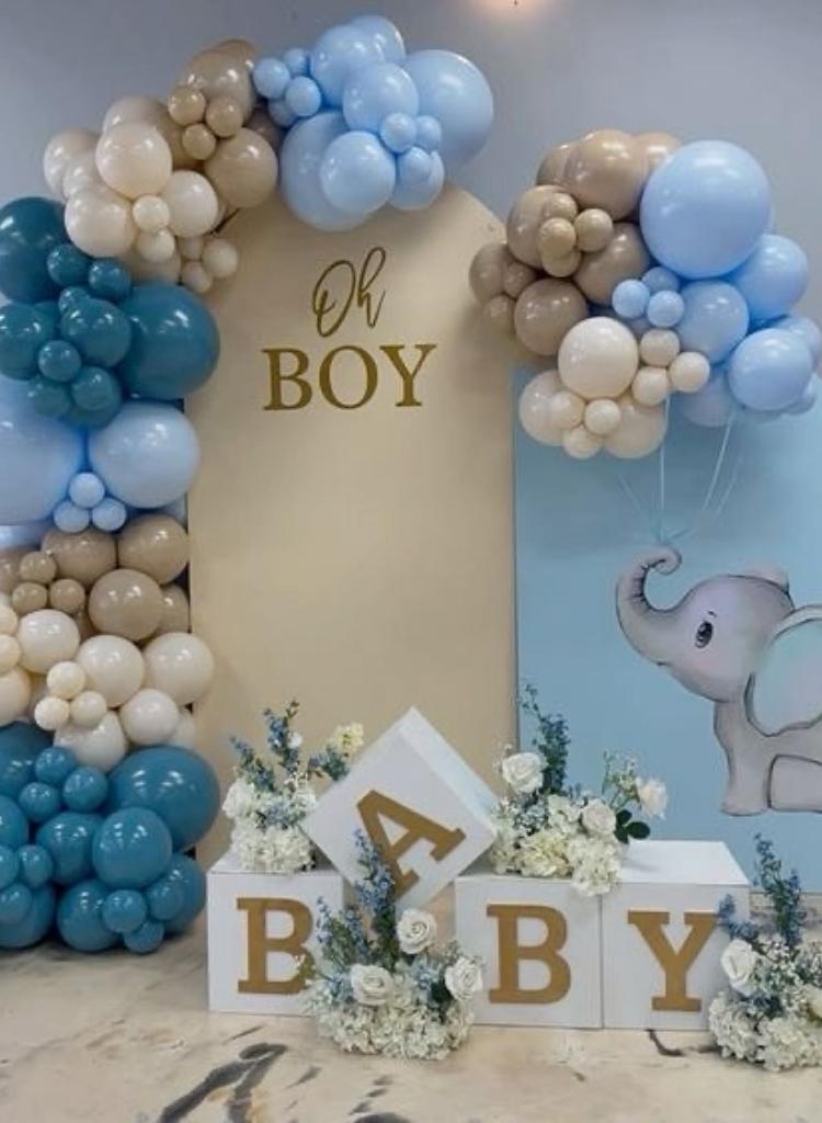 Oh Boy Blue Safari Baby Shower