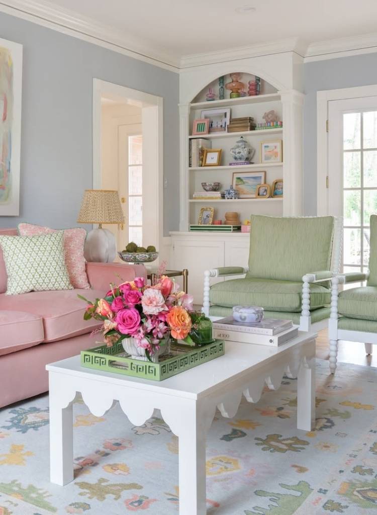 Pastel Bloom Living Space