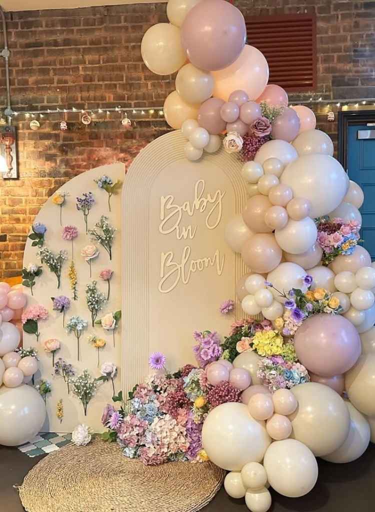 Pastel Garden Shower