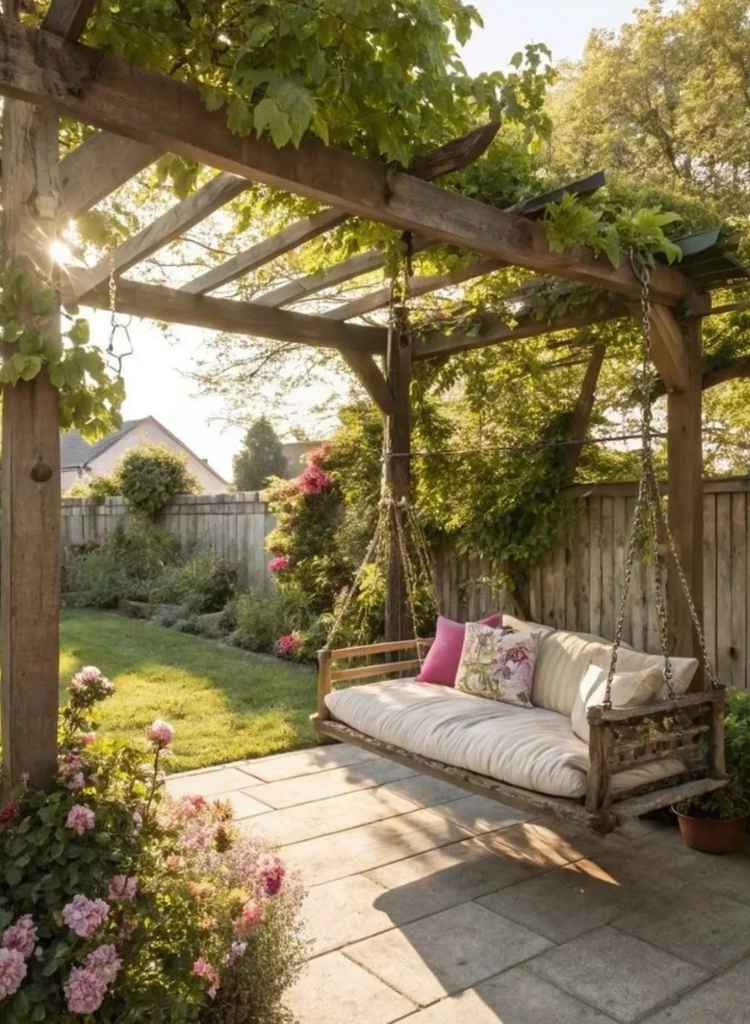 Pergola Swing Daybed