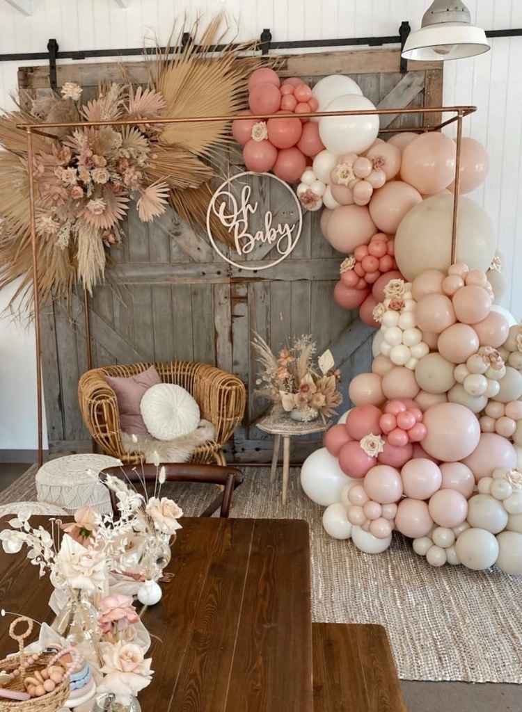Rustic Blush Summer Shower