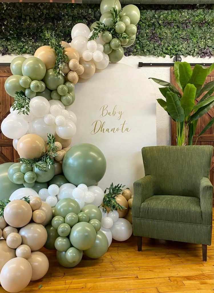 Sage Green Garden Lounge Baby Shower
