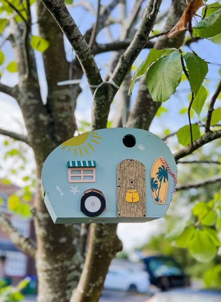 Whimsical Camper Birdhouse