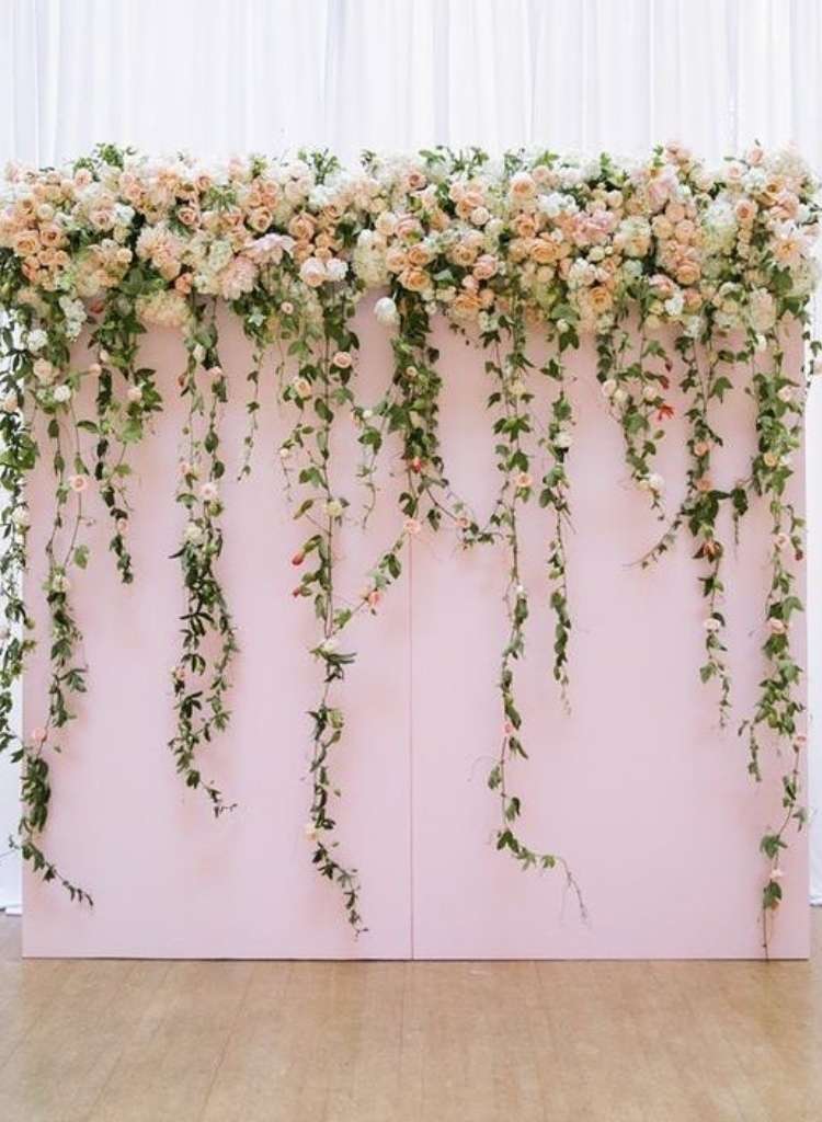 Cascading Floral Backdrop