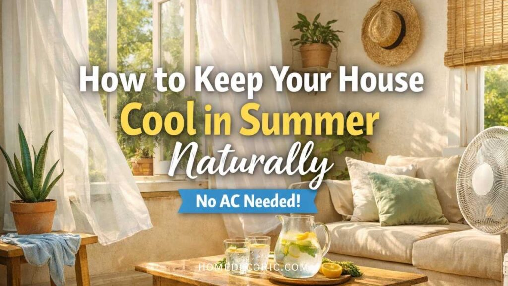 How to Keep Your House Cool in Summer Naturally