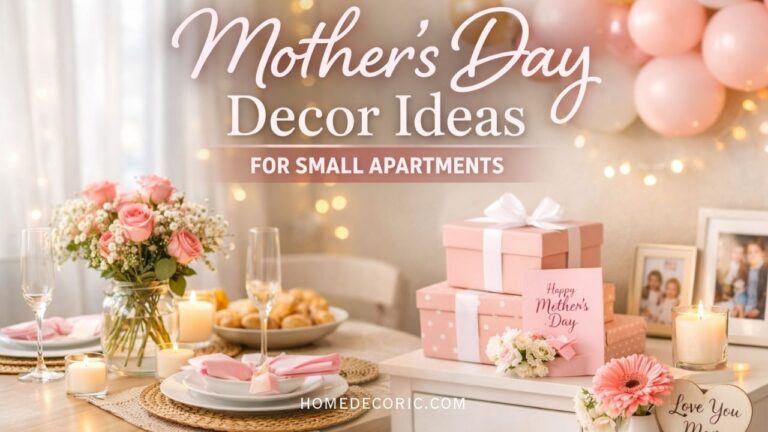 Mother's Day Decor Ideas for Small Apartments