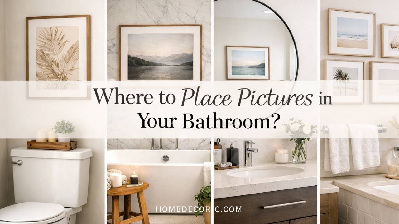 Where to Place a Picture in a Bathroom