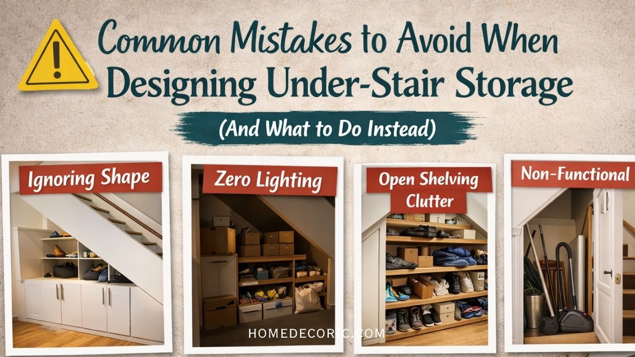 how to design under stair storage