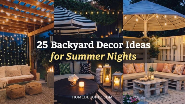 I Found 25 Backyard Decor Ideas That Make Summer Nights Feel Magical
