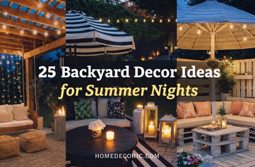 I Found 25 Backyard Decor Ideas That Make Summer Nights Feel Magical