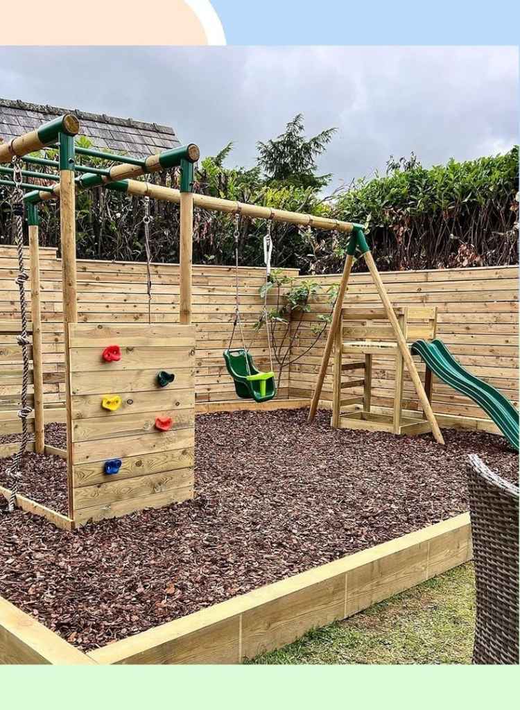 Backyard Kids Swing and Climbing Frame