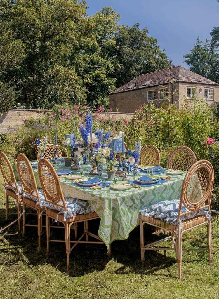 Charming Garden Party Dining Setup