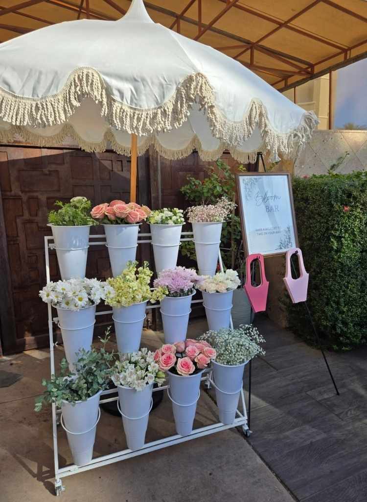 DIY Flower Bar Station