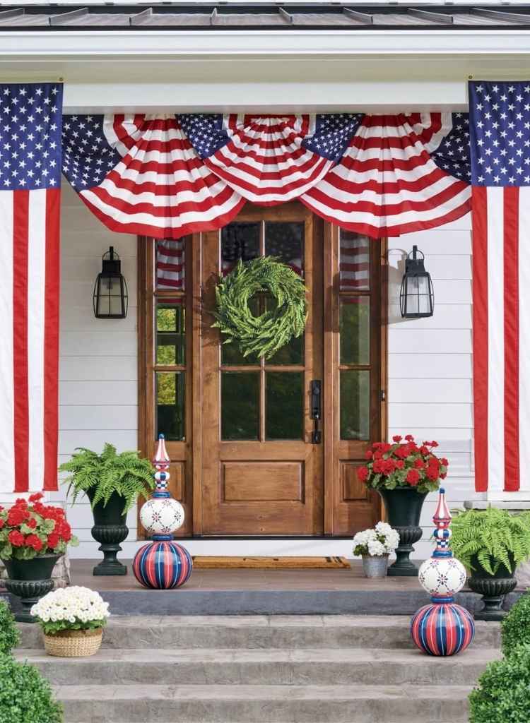 Farmhouse Front Door Display