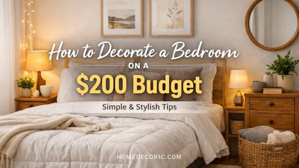 How to Decorate a Bedroom on a $200 Budget