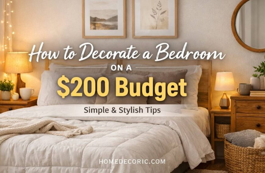 How to Decorate a Bedroom on a $200 Budget