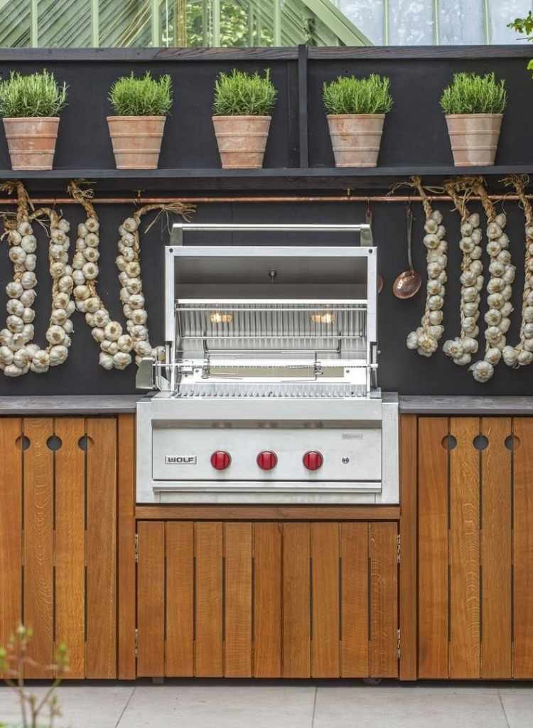 Modern Rustic Grill Station