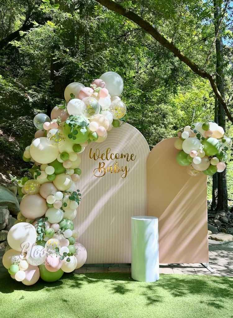 Nature-Inspired Balloon Backdrop