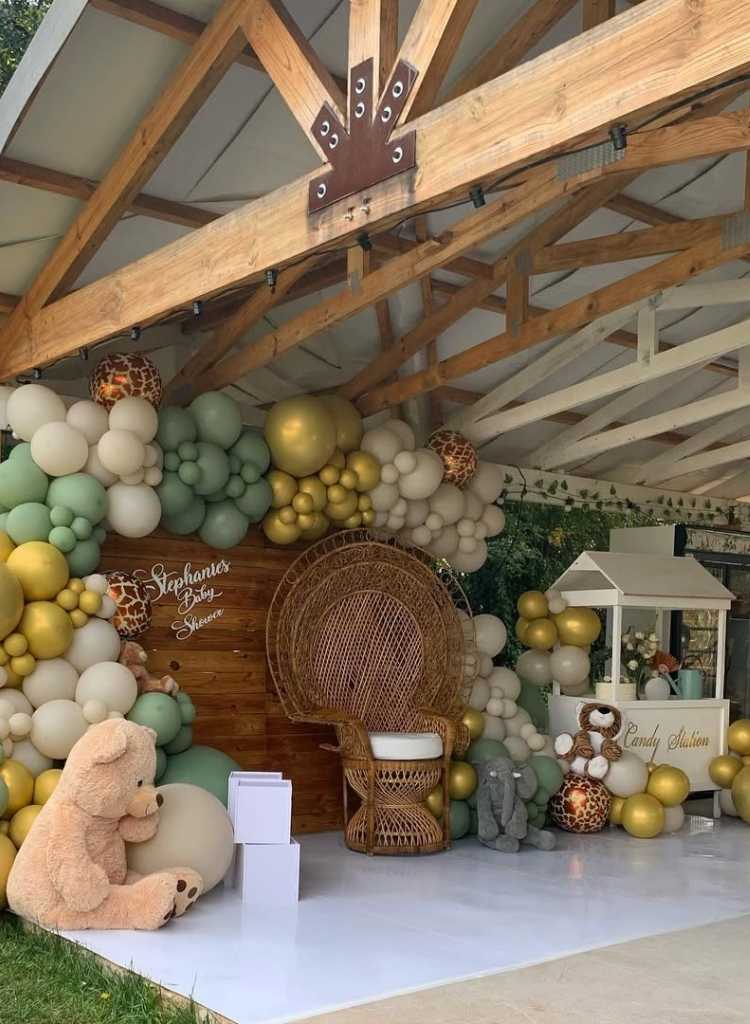 Rustic Safari Baby Setup