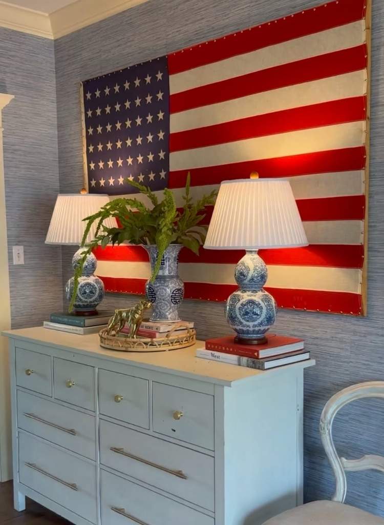 Statement American Flag Farmhouse Wall Decor
