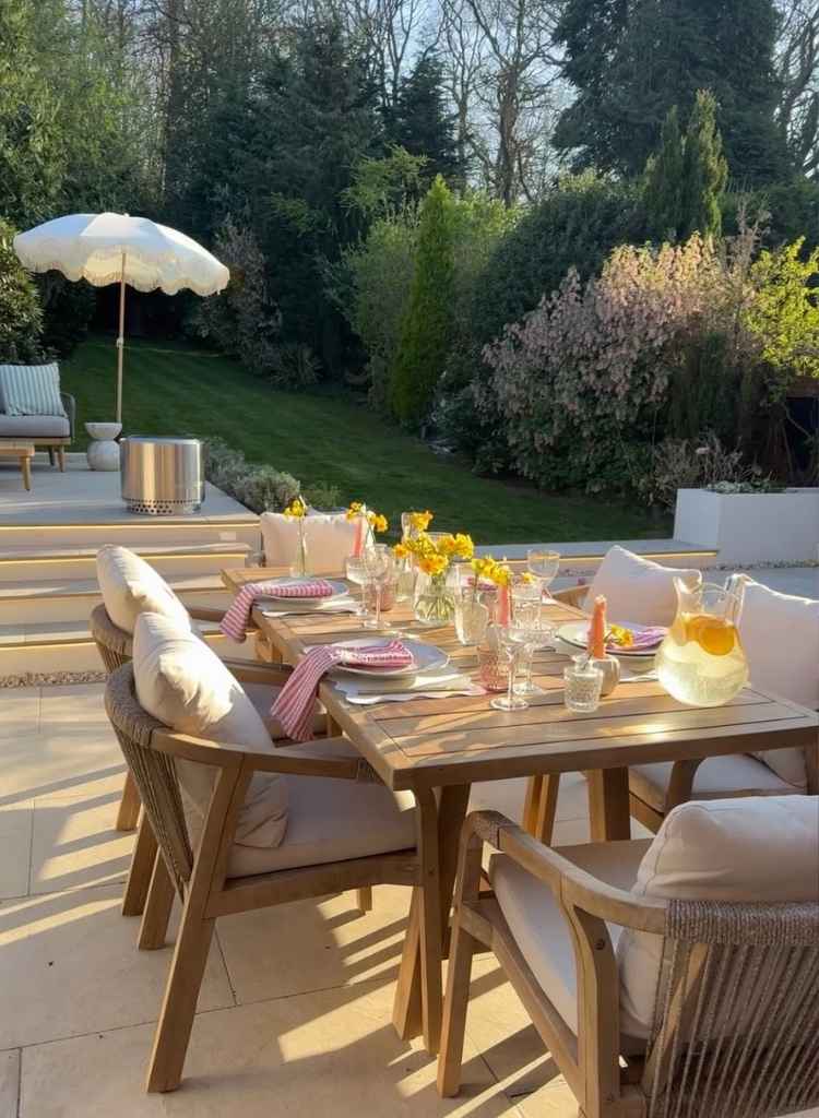 Sunny Backyard Brunch Table Style