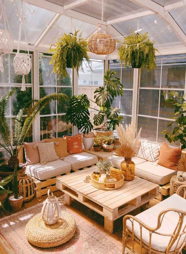 Sunroom Style Backyard Lounge