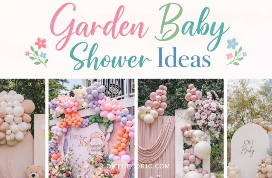 garden baby shower ideas