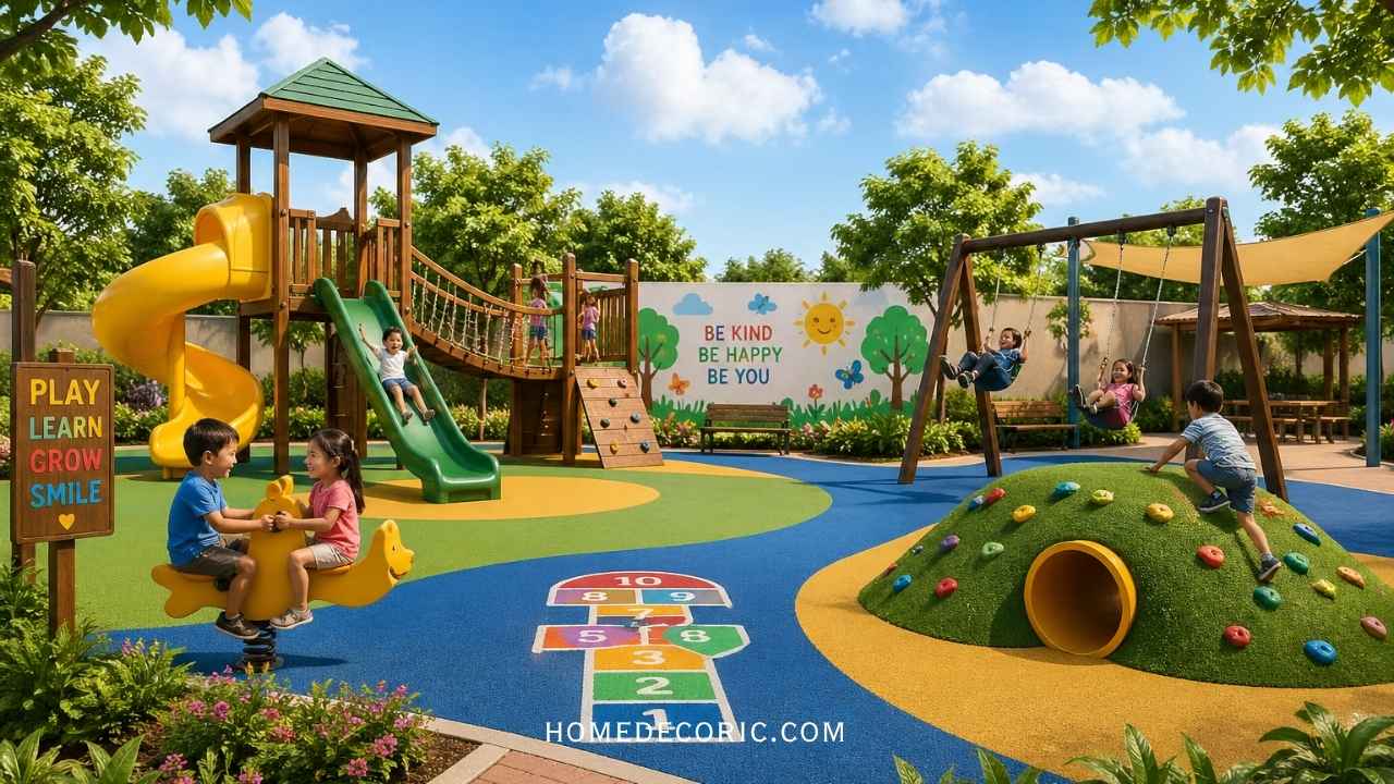 outdoor play area for kids