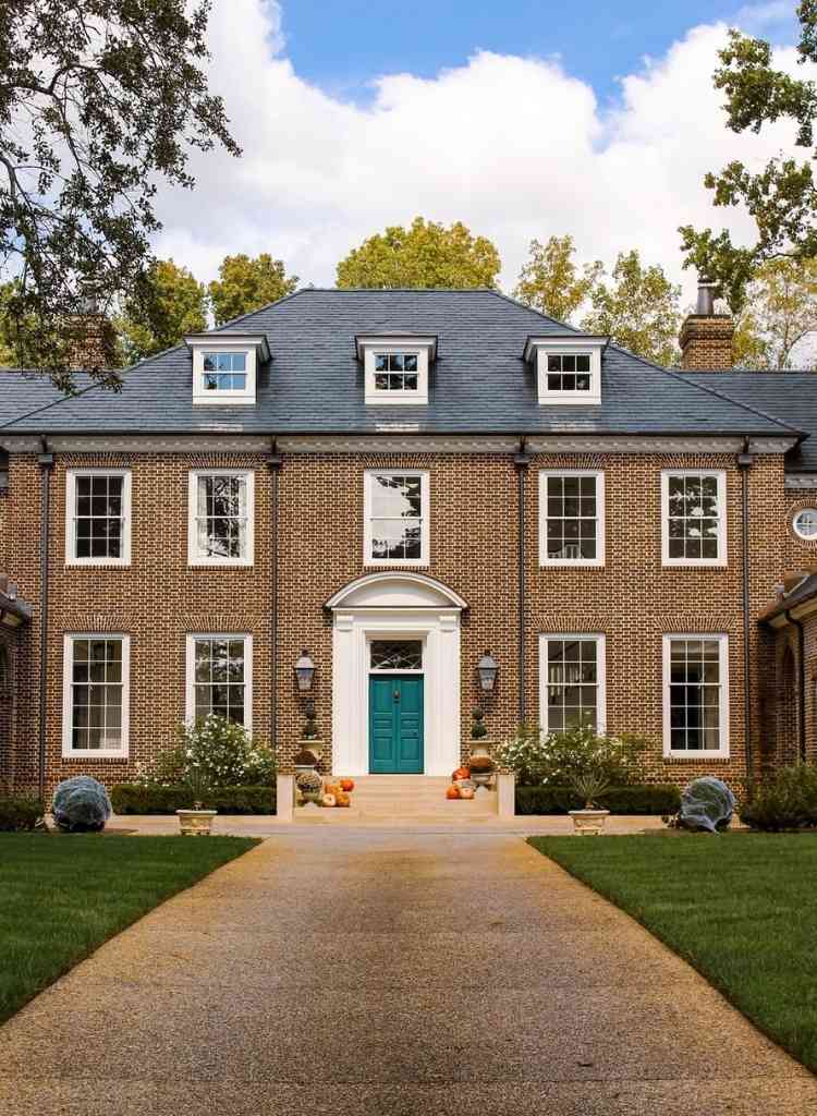 Classic Brick Home with Statement Door
