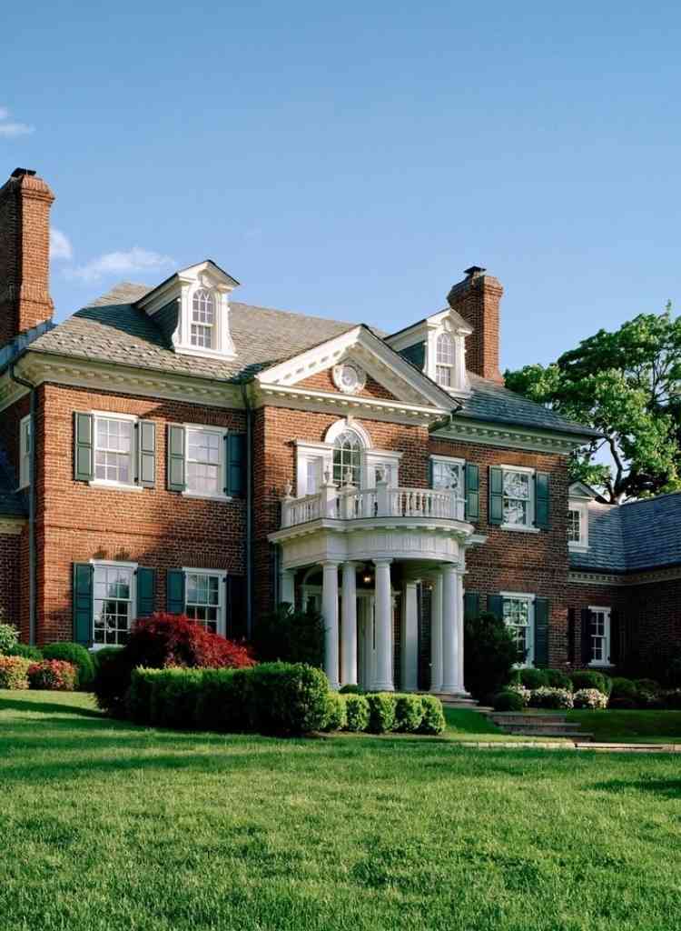 Classic Estate Feel with Brick and Columns