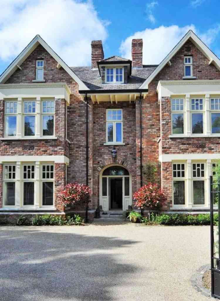 Elegant Brick Manor with Classic Details
