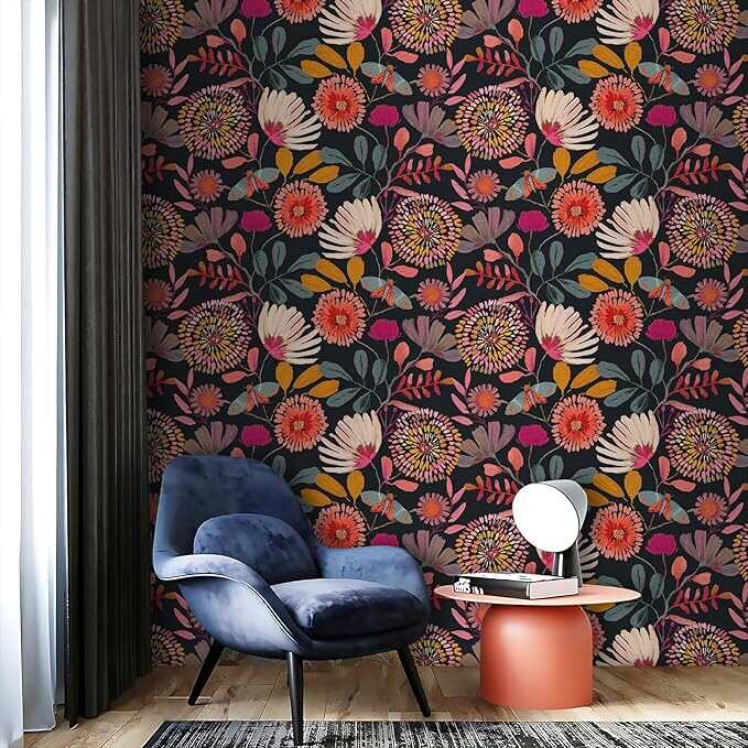 Wallpaper Peel and Stick Floral Wallpaper