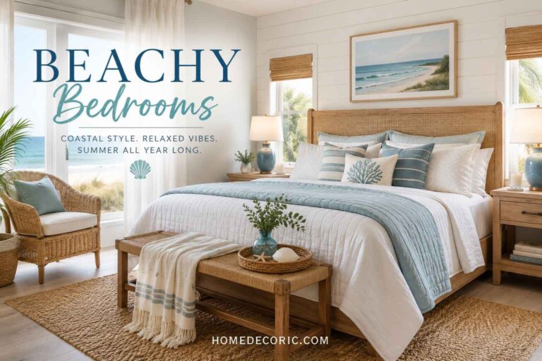 beachy bedrooms