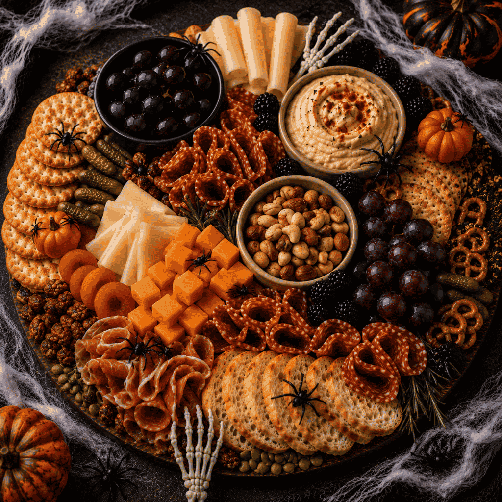 Add the Halloween accents last