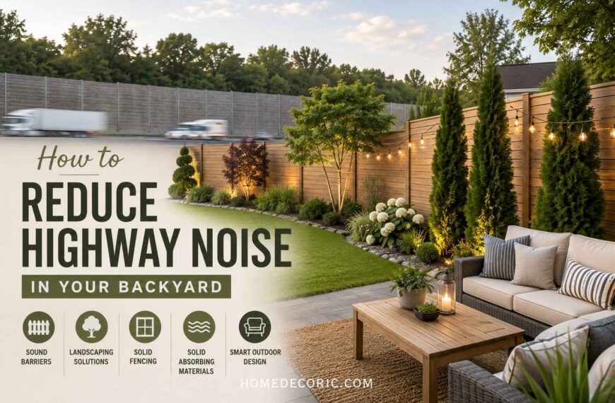 How to Reduce Highway Noise in Your Backyard