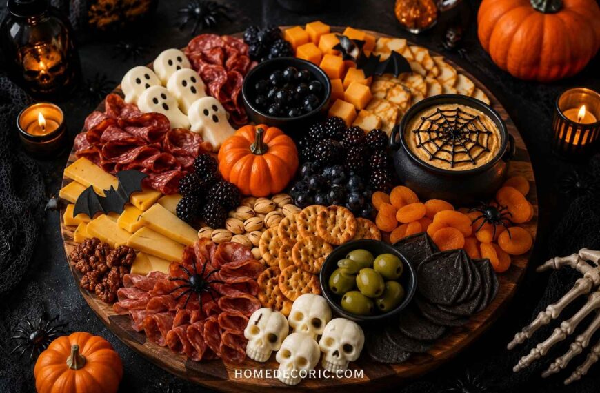 How to Style a Halloween Charcuterie Board for a Party