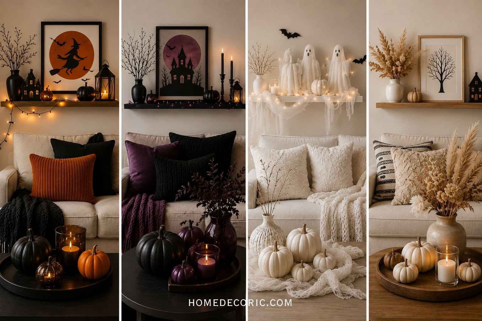 Color Palette Works Best for Small-Space Halloween Decor