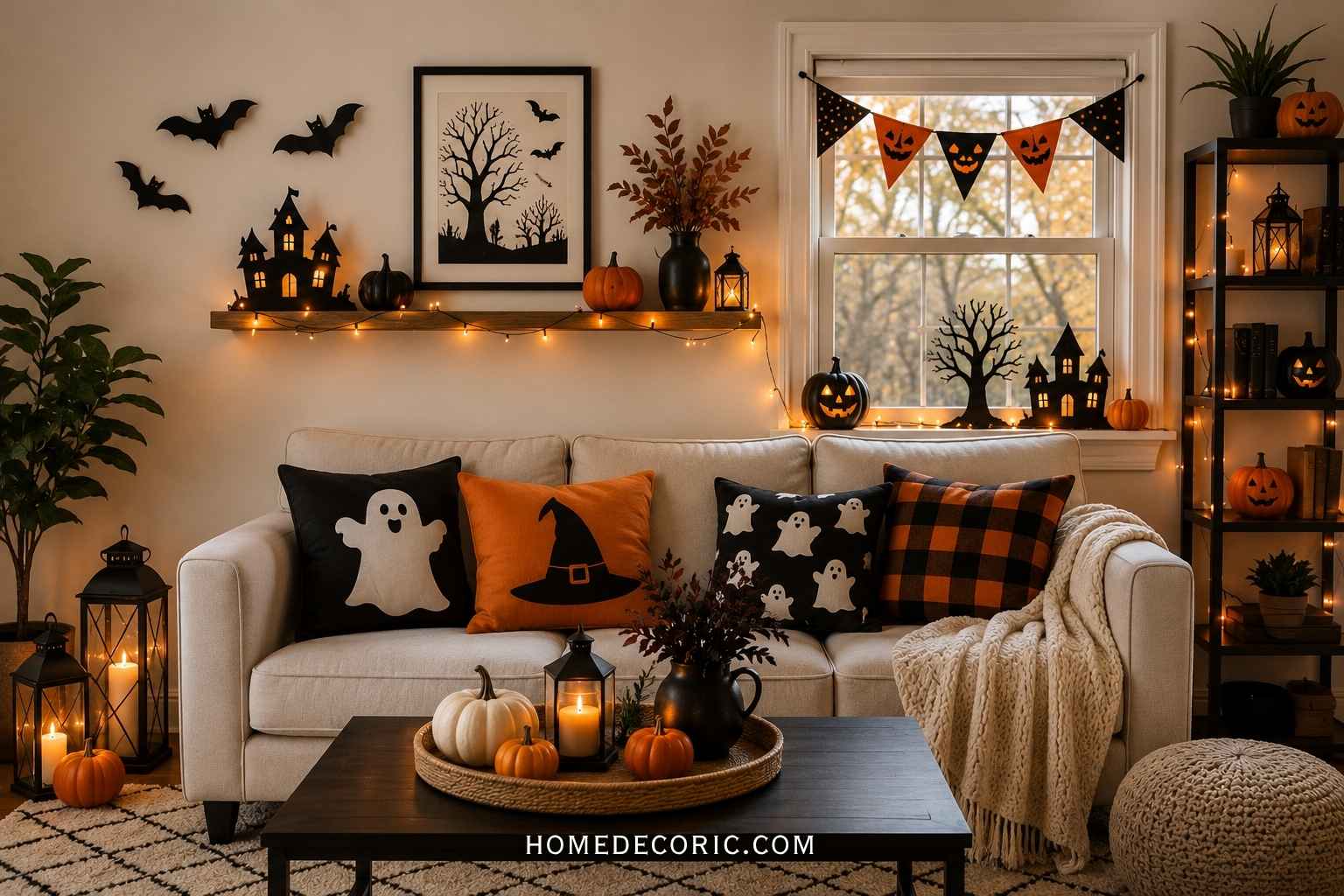 Which Halloween Decorations Save the Most Space in a Small Living Room